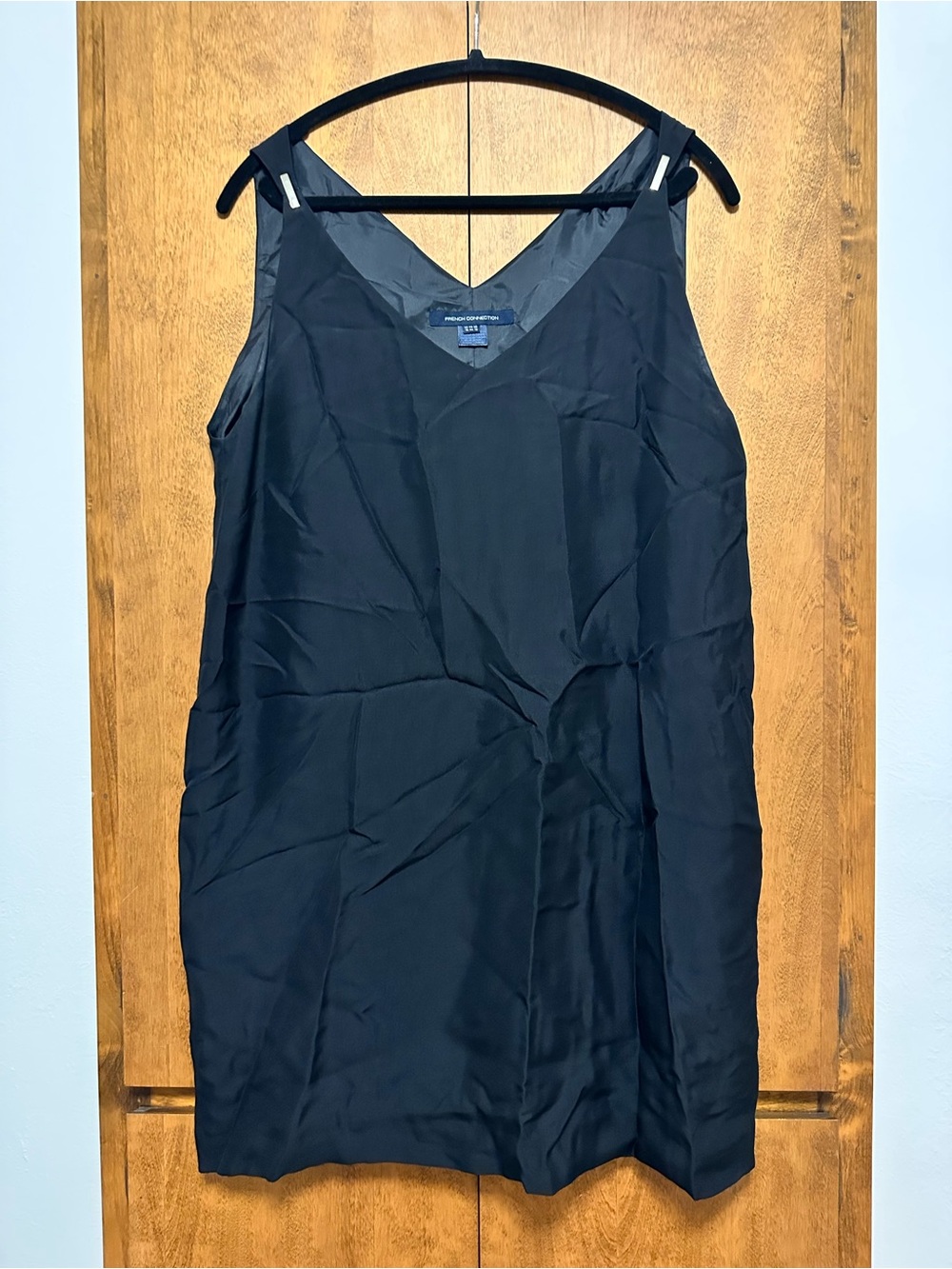 French Connection V-Neck Black Dress